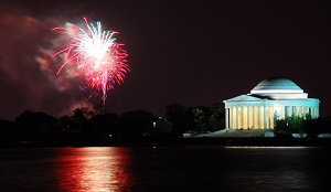 Fireworks at the Washington Monument Image