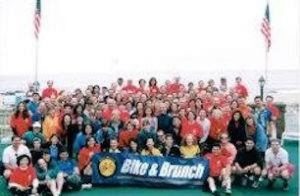 Group photo of the Bike & Brunch group I belonged to when I was dating.